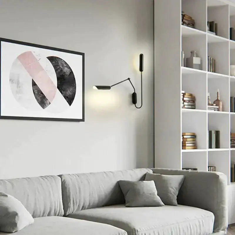 Emma Industrial Wall Lamp for Bedroom Reading