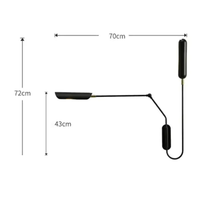 Emma Industrial Wall Lamp for Bedroom Reading