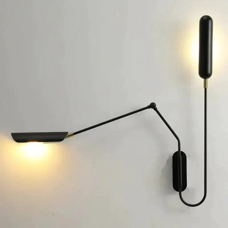 Emma Industrial Wall Lamp for Bedroom Reading