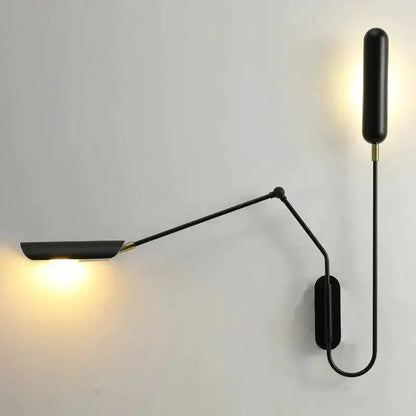 Emma Industrial Wall Lamp for Bedroom Reading