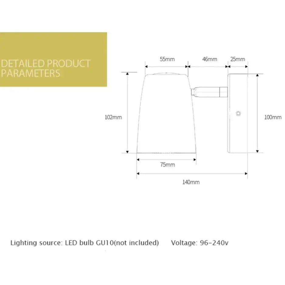 Nickel LED Wall Sconce by Decorbites, wall-mounted lighting with nickel finish on Tampa Home & Garden Store