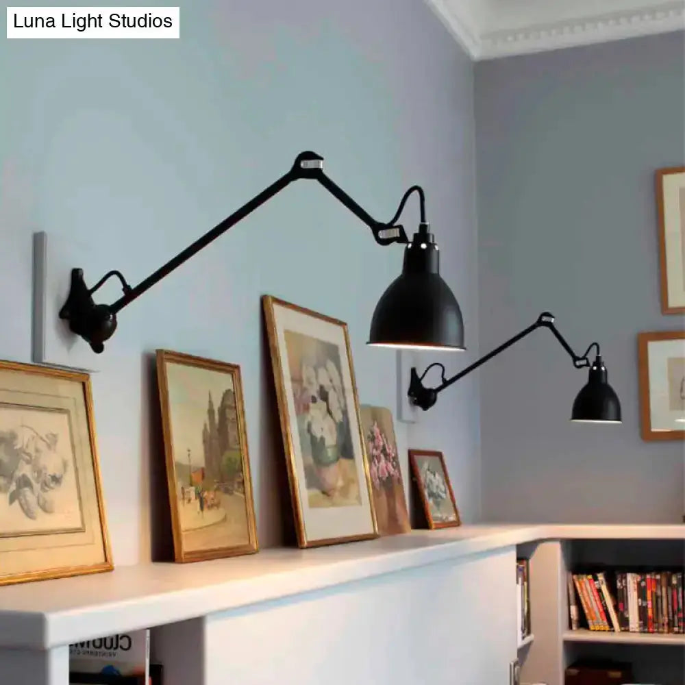 Industrial lime green & black wall lamp LED sconce, pair of black metal sconces Tampa Store on Tampa Home & Garden Store