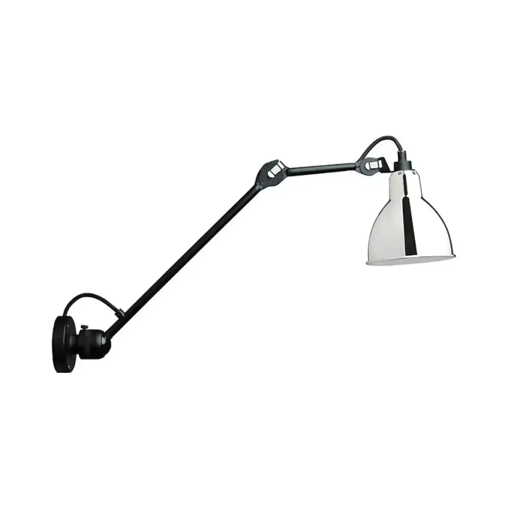 Industrial lime green & black LED wall lamp with adjustable arm and metal shade on Tampa Home & Garden Store