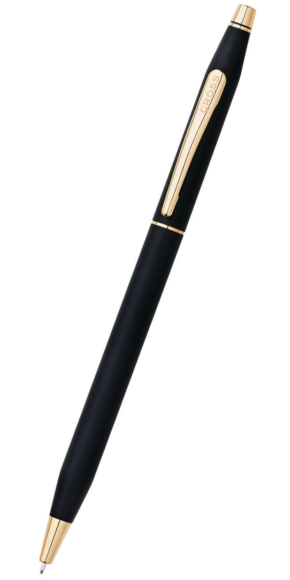 Cross Classic Century Black 0.7mm pencil with gold clip and accents on Tampa Home & Garden Store