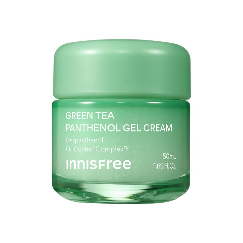 Innisfree Green Tea Panthenol Gel Cream 50ml green face moisturizer on Tampa Home & Garden Store