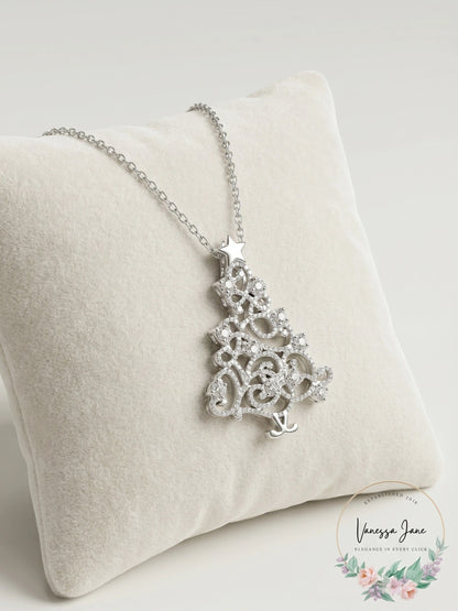 Sterling Silver Ruby And Sapphire Necklace