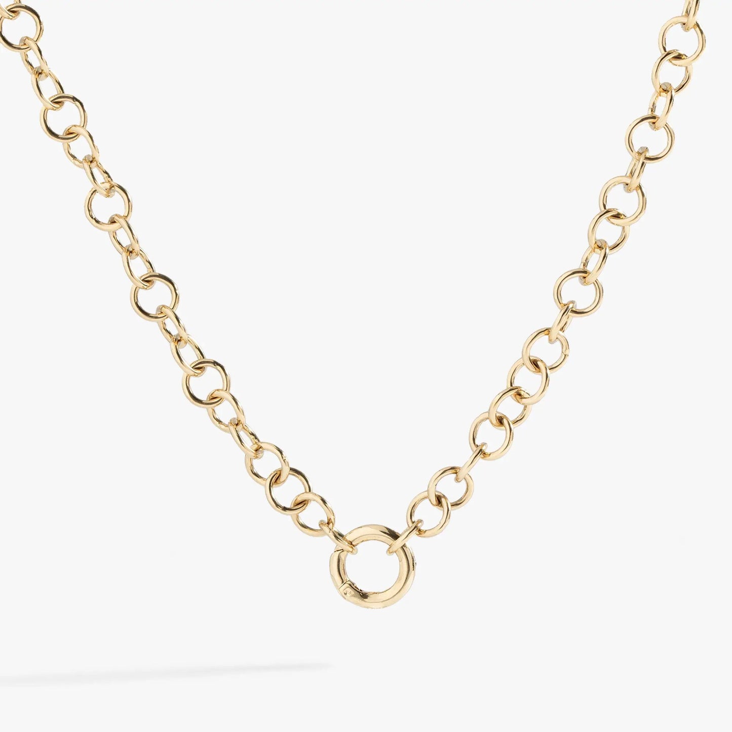 Gold-tone Y Necklace Interchangeable Base with circular links by ALEX AND ANI on Tampa Home & Garden Store