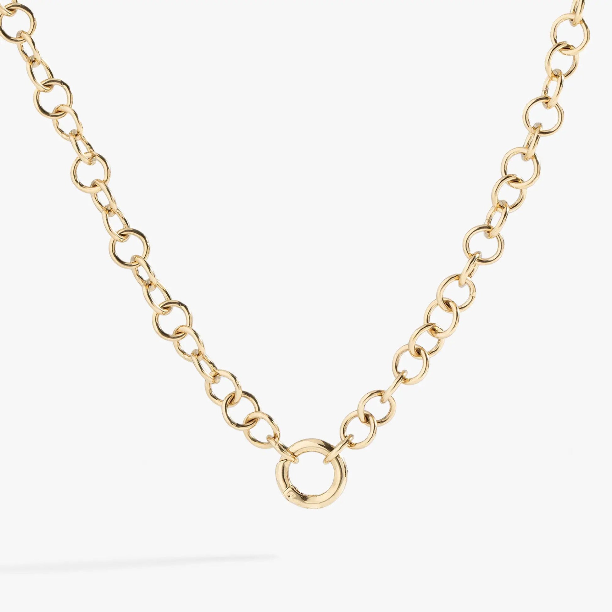 Gold-tone Y Necklace Interchangeable Base with circular links by ALEX AND ANI on Tampa Home & Garden Store