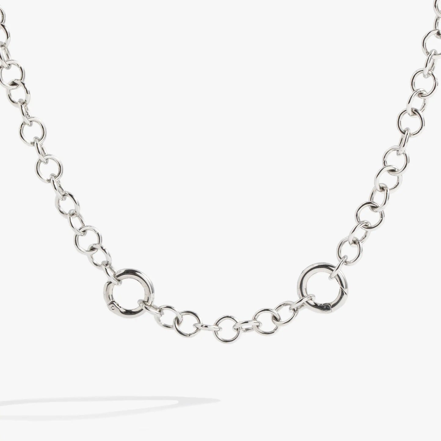 Y Necklace Interchangeable Base necklace by ALEX AND ANI with silver-tone circular link chain on Tampa Home & Garden Store