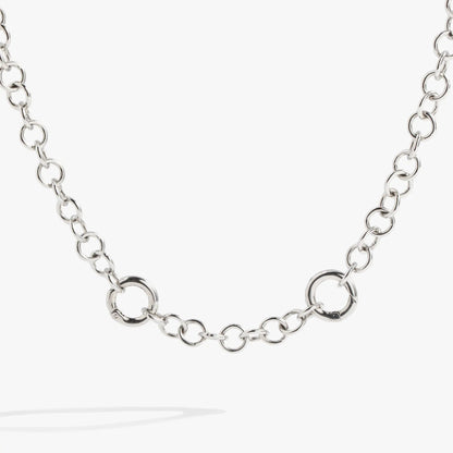 Y Necklace Interchangeable Base necklace by ALEX AND ANI with silver-tone circular link chain on Tampa Home & Garden Store