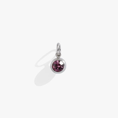 June Birthstone Interchangeable Charm Necklace