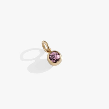 June Birthstone Interchangeable Charm Necklace