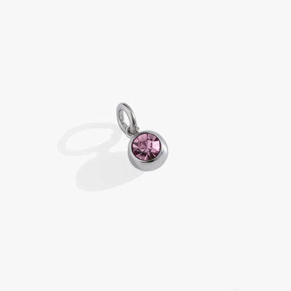 June Birthstone Interchangeable Charm Necklace