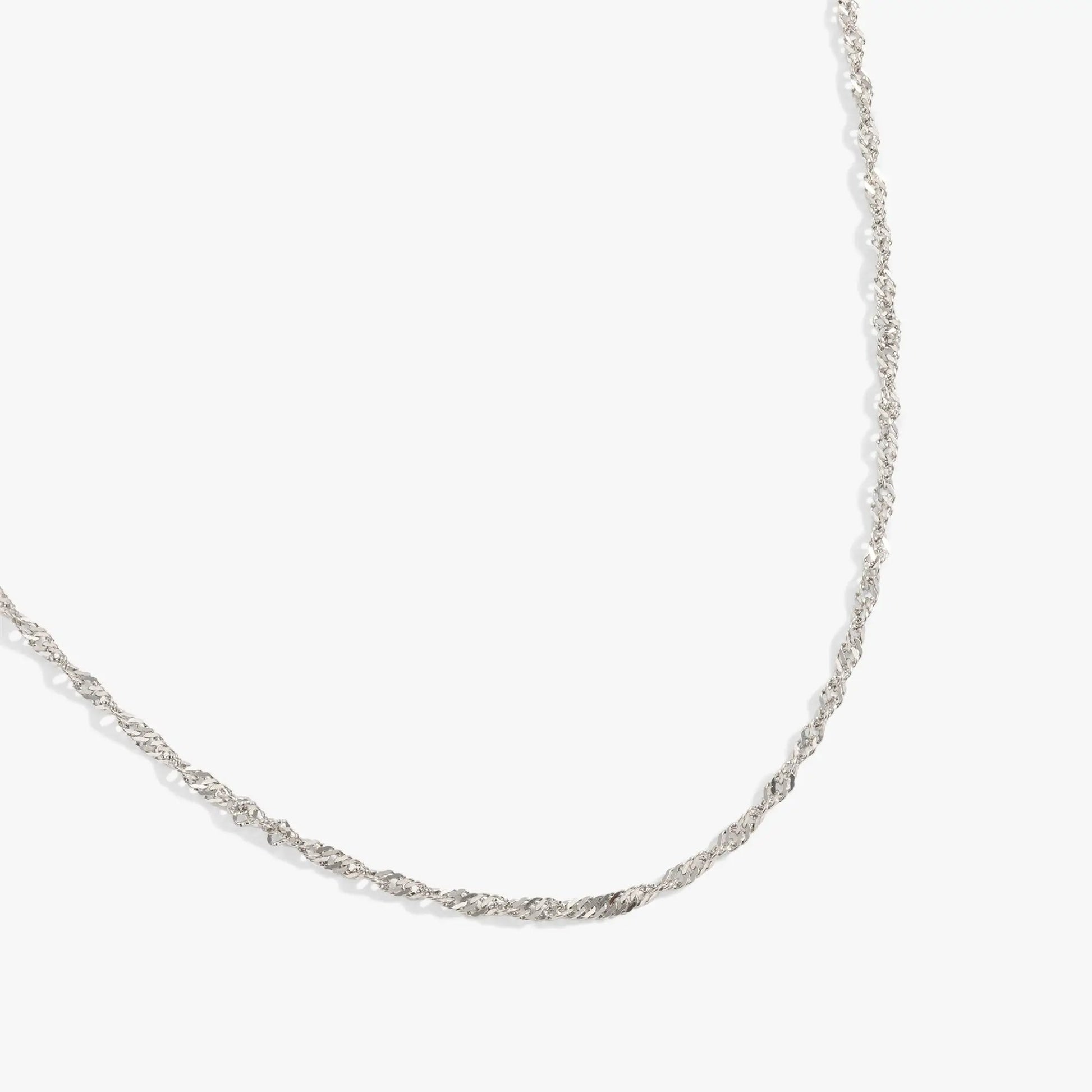 Singapore Chain Charm & Layering Necklace silver tone by ALEX AND ANI on Tampa Home & Garden Store