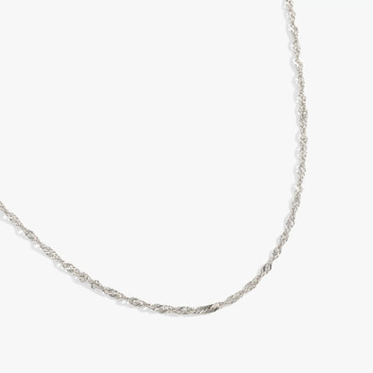 Singapore Chain Charm & Layering Necklace silver tone by ALEX AND ANI on Tampa Home & Garden Store
