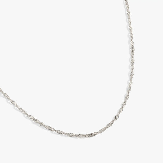 Singapore Chain Charm & Layering Necklace silver tone by ALEX AND ANI on Tampa Home & Garden Store