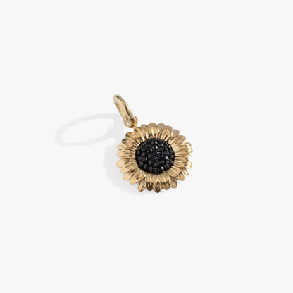 Sunflower Interchangeable Charm with Black Center
