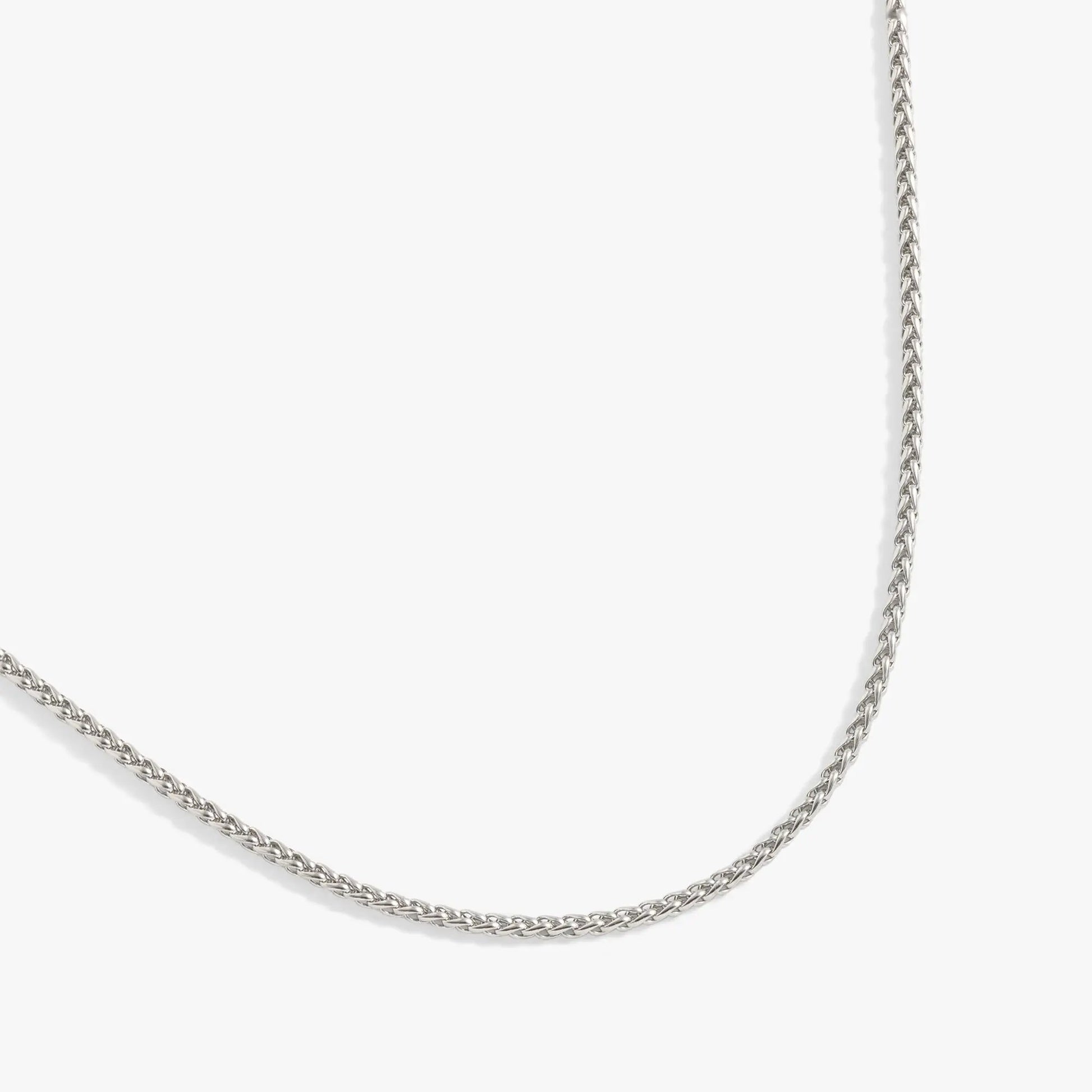 Wheat Chain Charm & Layering Necklace by ALEX AND ANI, silver-tone chain on Tampa Home & Garden Store