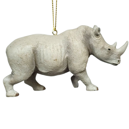 Ornement animal de safari - Rhinocéros