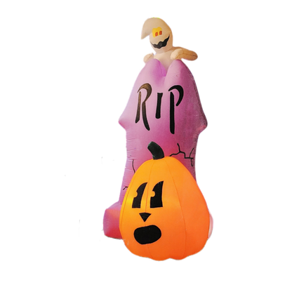 Fantasma/calabaza soplado por aire - 8 pies de alto