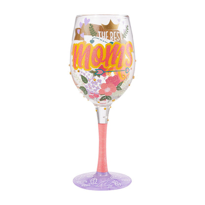 Promoted to Grandma Wine Glass