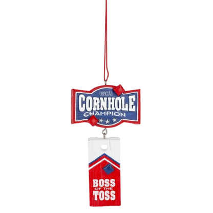 Adorno de Cornhole - Jefe del Lanzamiento