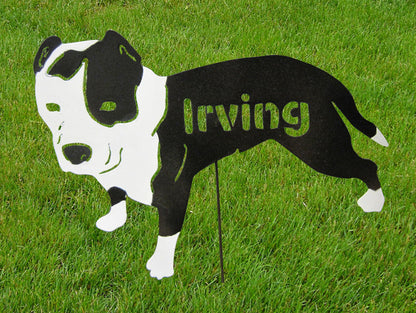 Pet Portraits from Photos lawn art dog silhouette black white Irving on Tampa Home & Garden Store