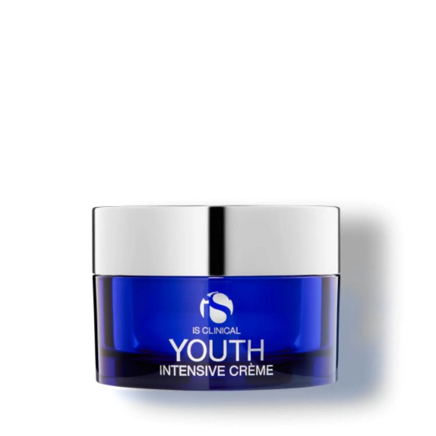 iS Clinical Youth Intensive Creme blue jar with silver lid IS CLINICAL skincare for anti-aging on Tampa Home & Garden Store