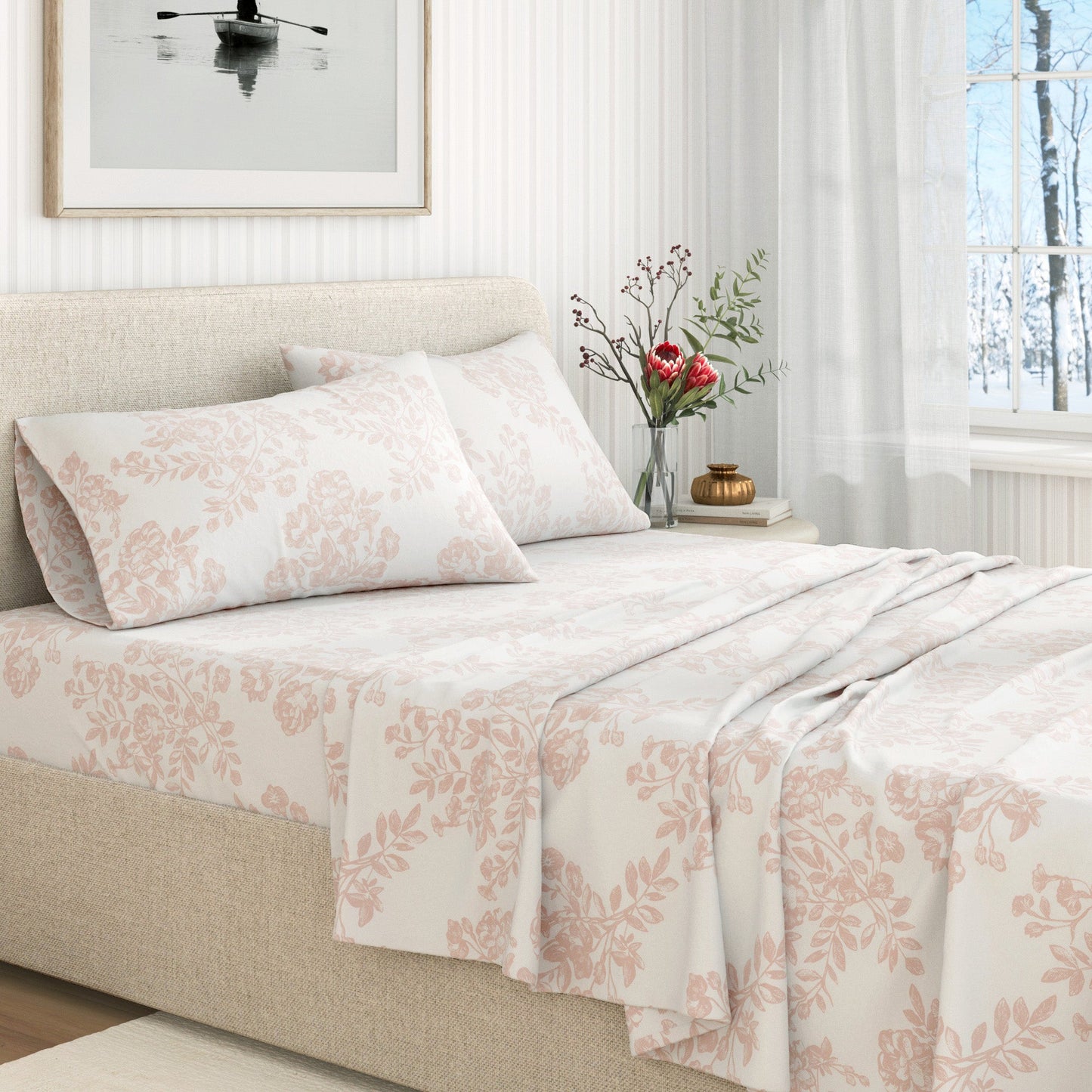 Luxurious and Soft Turkish Cotton Flannel Sheet