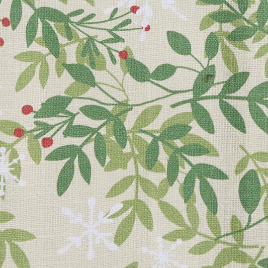 Serviette de table Flocons de neige et baies de Williamsburg