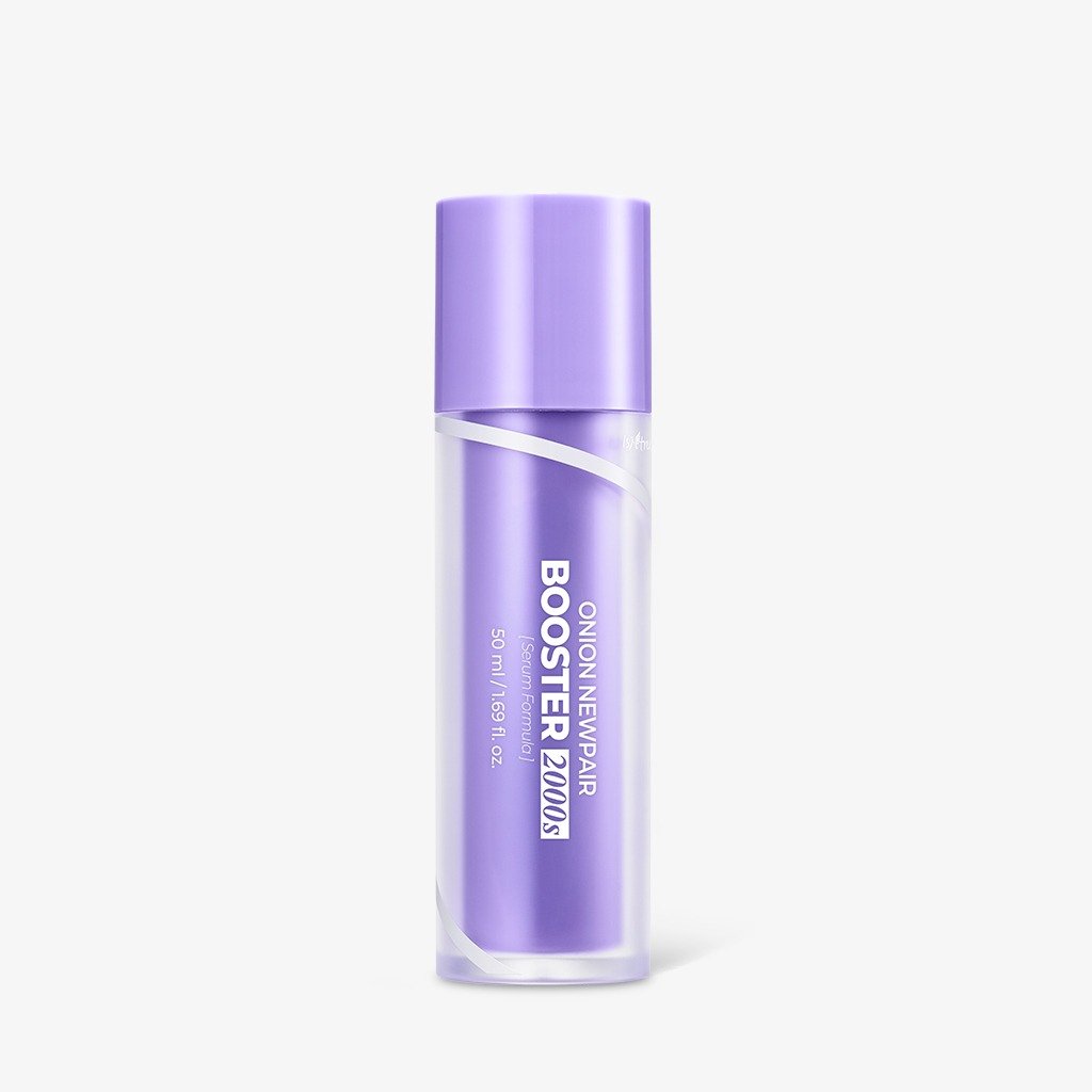 Onion Newpair Booster Shot 2000 serum bottle in purple with white label by Seoulia, 50 ml on Tampa Home & Garden Store
