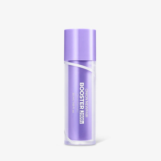 Onion Newpair Booster Shot 2000 serum bottle in purple with white label by Seoulia, 50 ml on Tampa Home & Garden Store