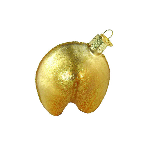 Fortune Cookie Glass Ornament - Tampa Home & Garden Store