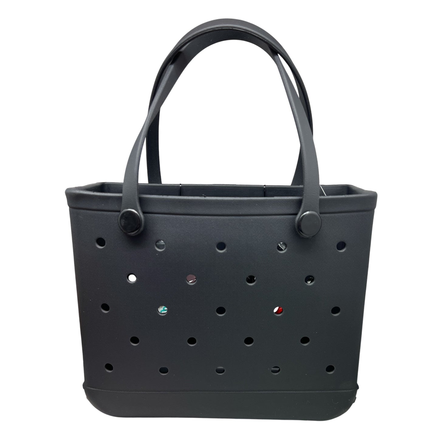 Charming Tote Bag With 12 Removable Charms - Black