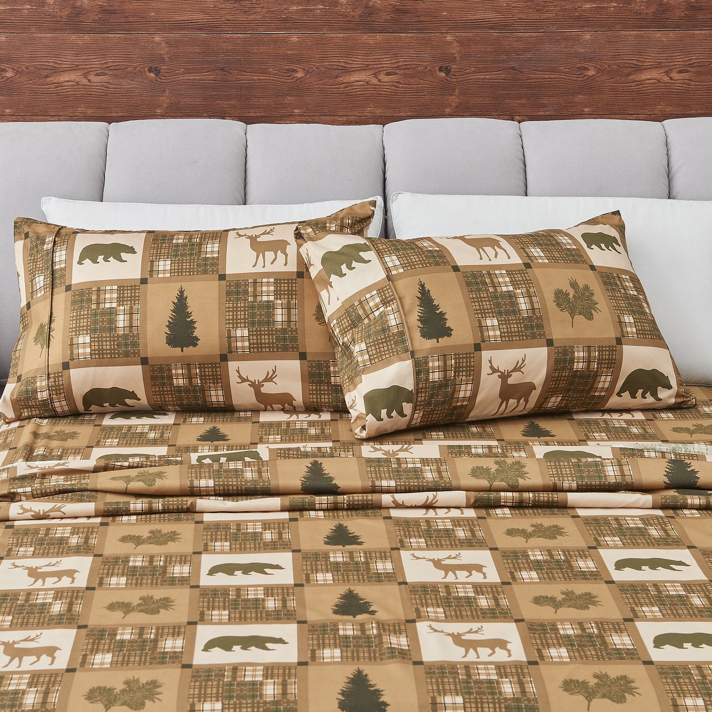 Lodge Printed Sheet Set and the Rustic Print