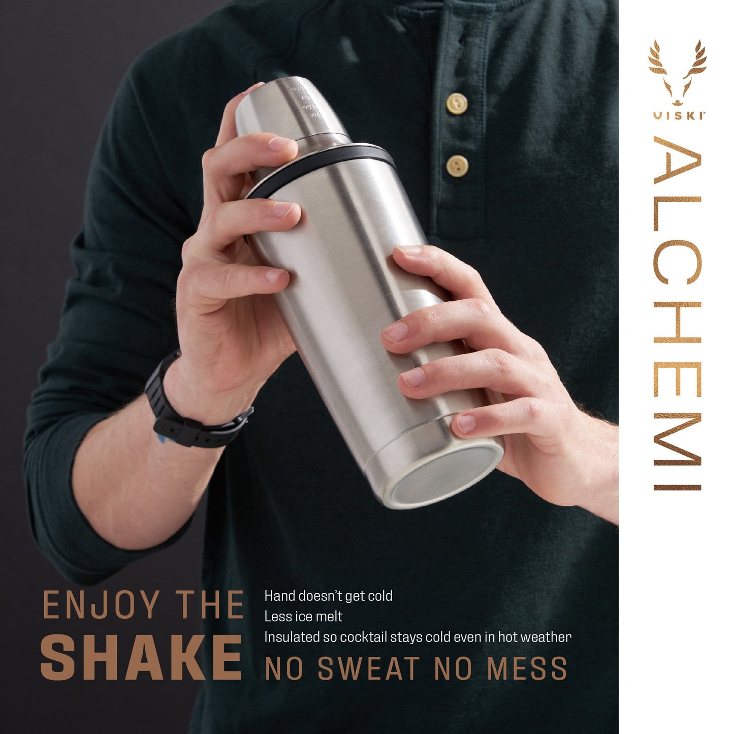 Alchemi the Vacuum Insulated Cocktail Shaker