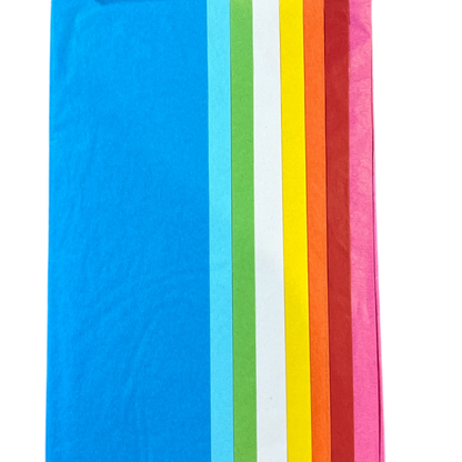 Paquet de mouchoirs multicolores