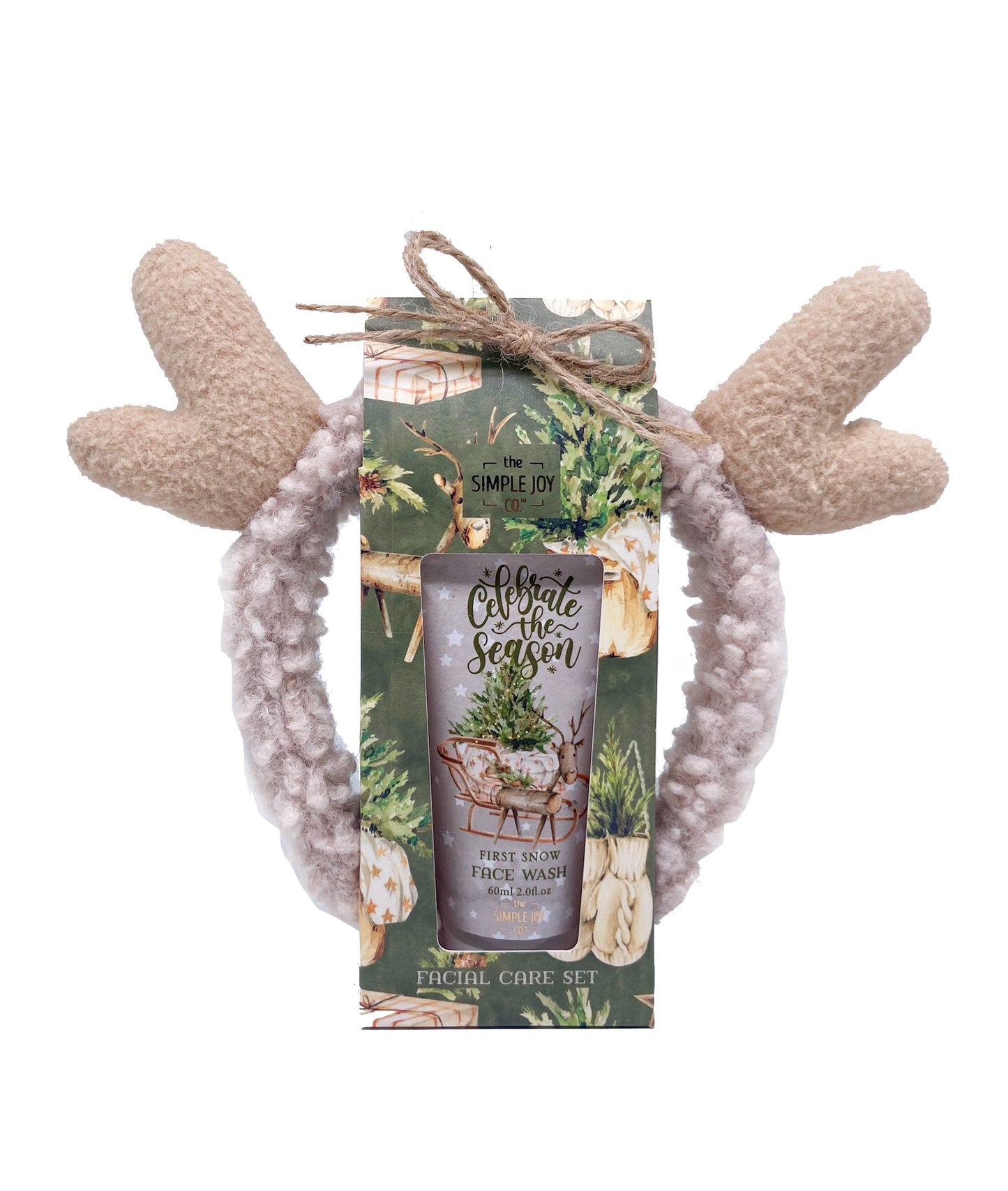 Face Wash With Lamb Headband - First Snow