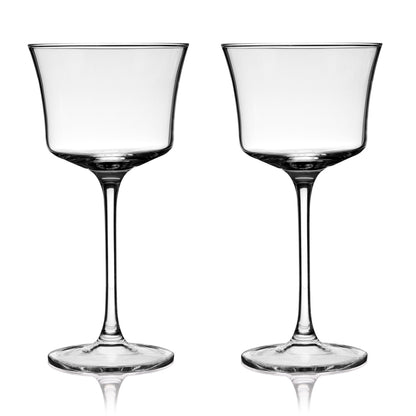 Raye Angled Crystal Whiskey Sour Glasses Set