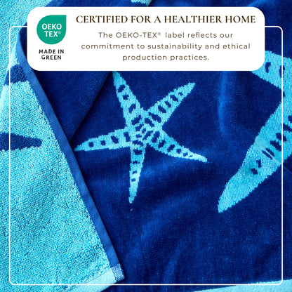 Velour Cotton Beach Towels and Maui Two Pack