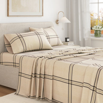 Turkish Cotton Flannel Sheet Set and Stripes