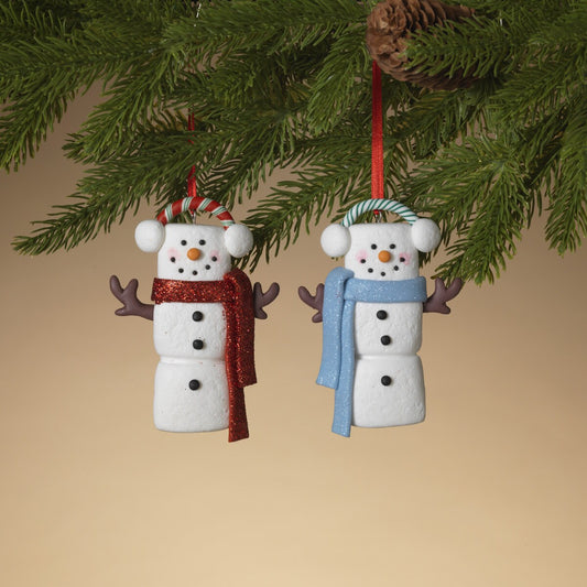 Toasty Warm Snowman Ornament - - Tampa Home & Garden Store
