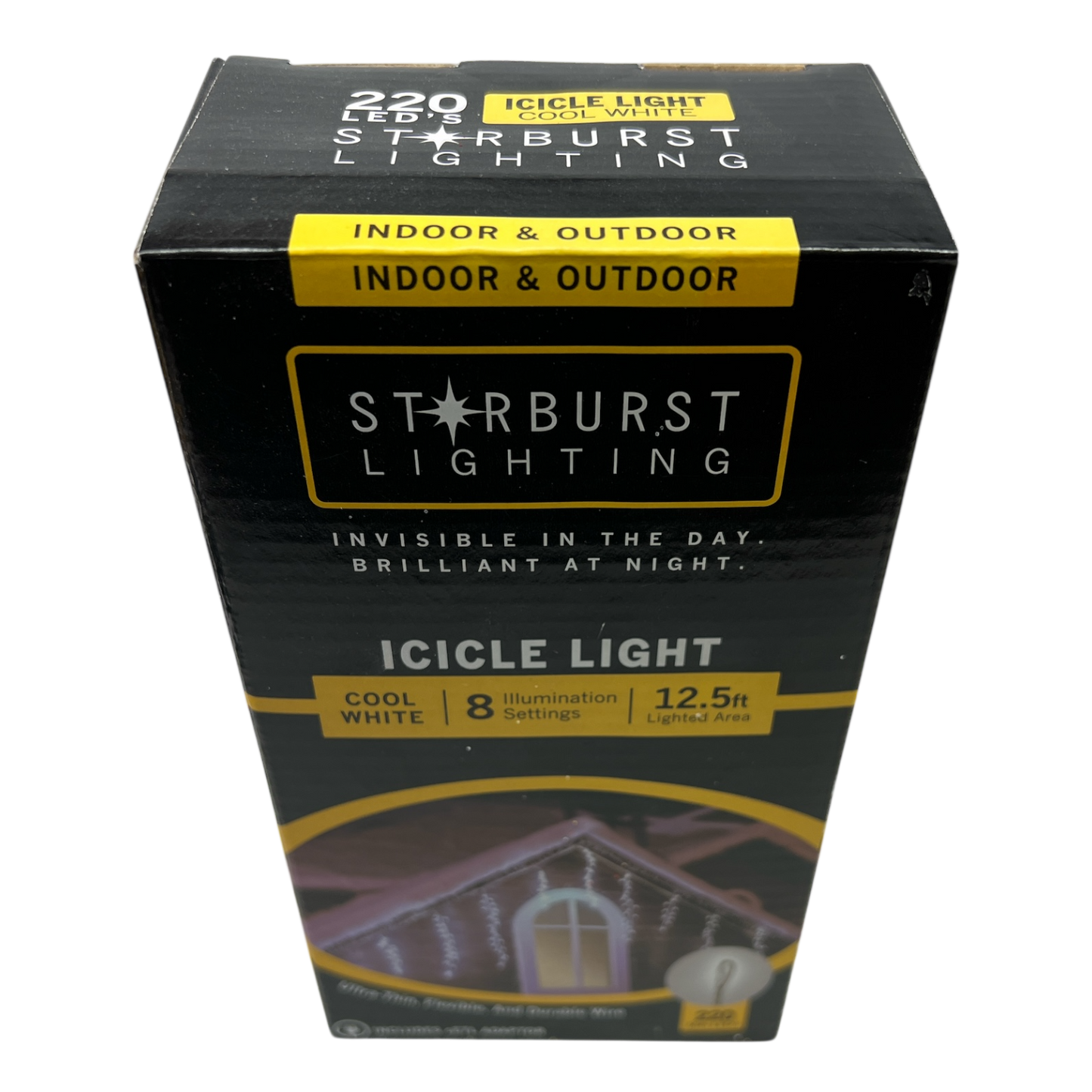 Guirlande lumineuse stalactite à LED blanc froid 220 LED