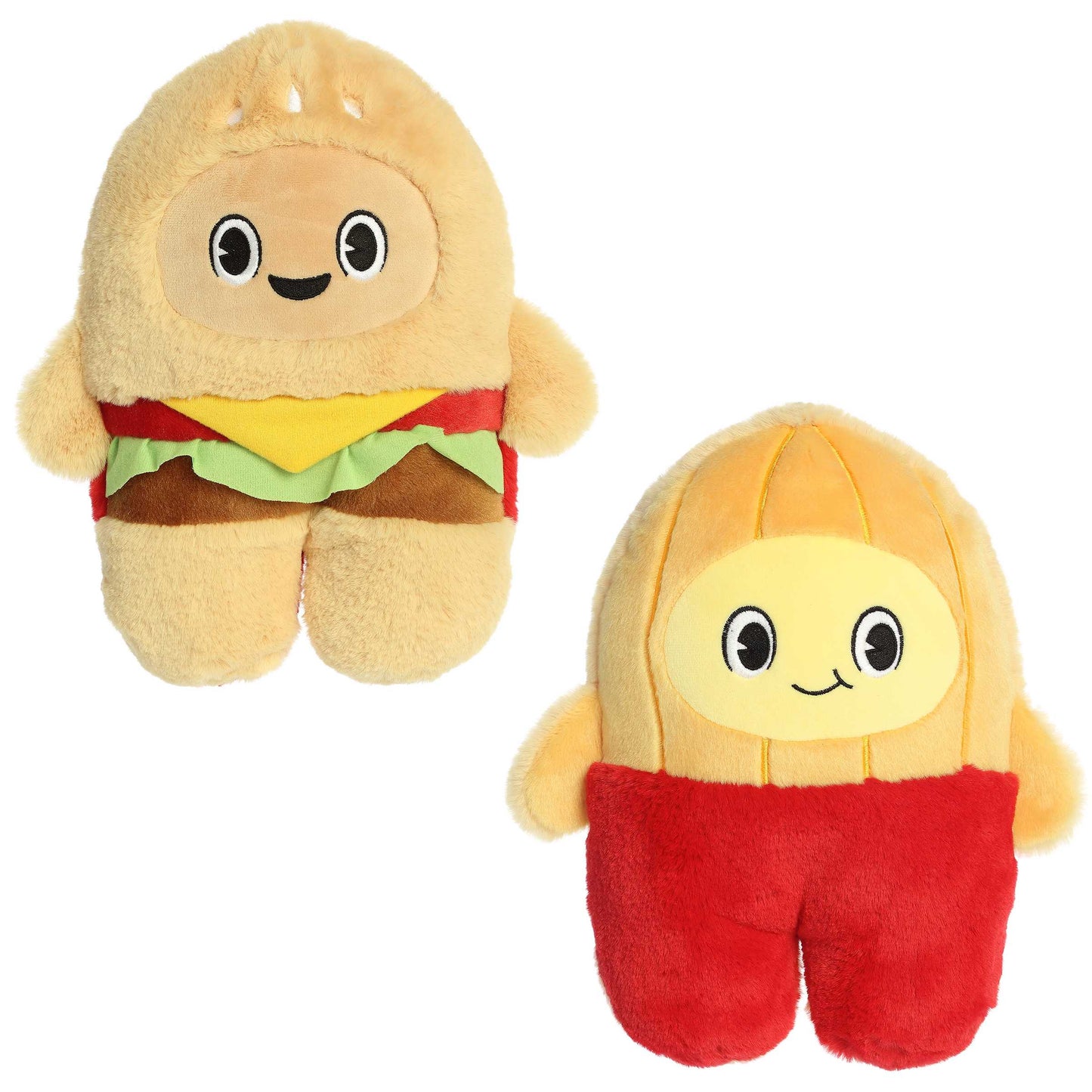 Peluche Flipovers - Hamburguesa y papas fritas de 11 pulgadas
