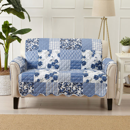 Reversible Floral Patchwork Furniture Cover