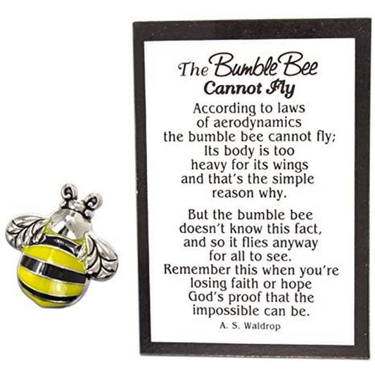 The Bumble Bee Cannot Fly - Charm - Tampa Home & Garden Store