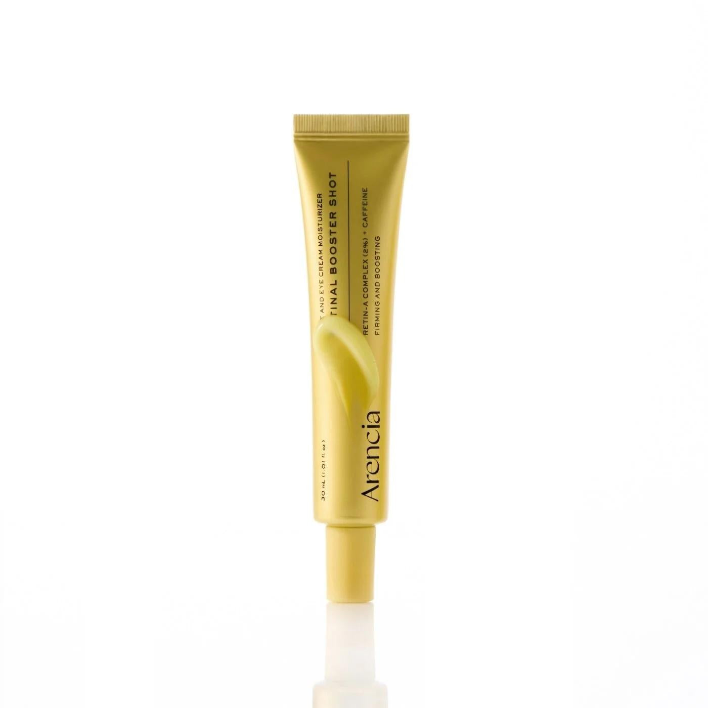 Arencia retinal booster shot serum 30 ml yellow lemon graphic Beauty Care Bag on Tampa Home & Garden Store