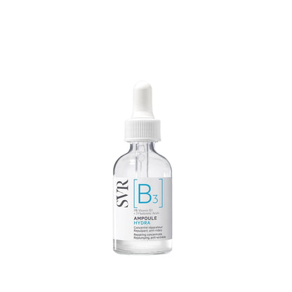 SVR B3 Hydra ampoule serum in clear glass dropper bottle with white cap and blue label on Tampa Home & Garden Store