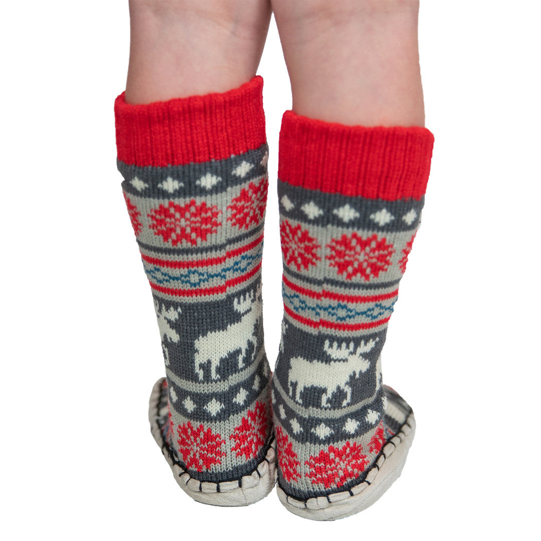 Mukluk para niños Moose Fair Isle