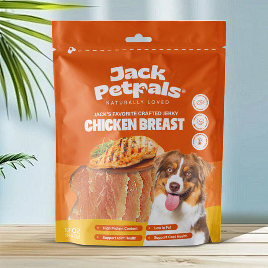 Jack PetPals Handcrafted Jerky Chicken Breast Dog Treats (12oz) - Tampa Home & Garden Store